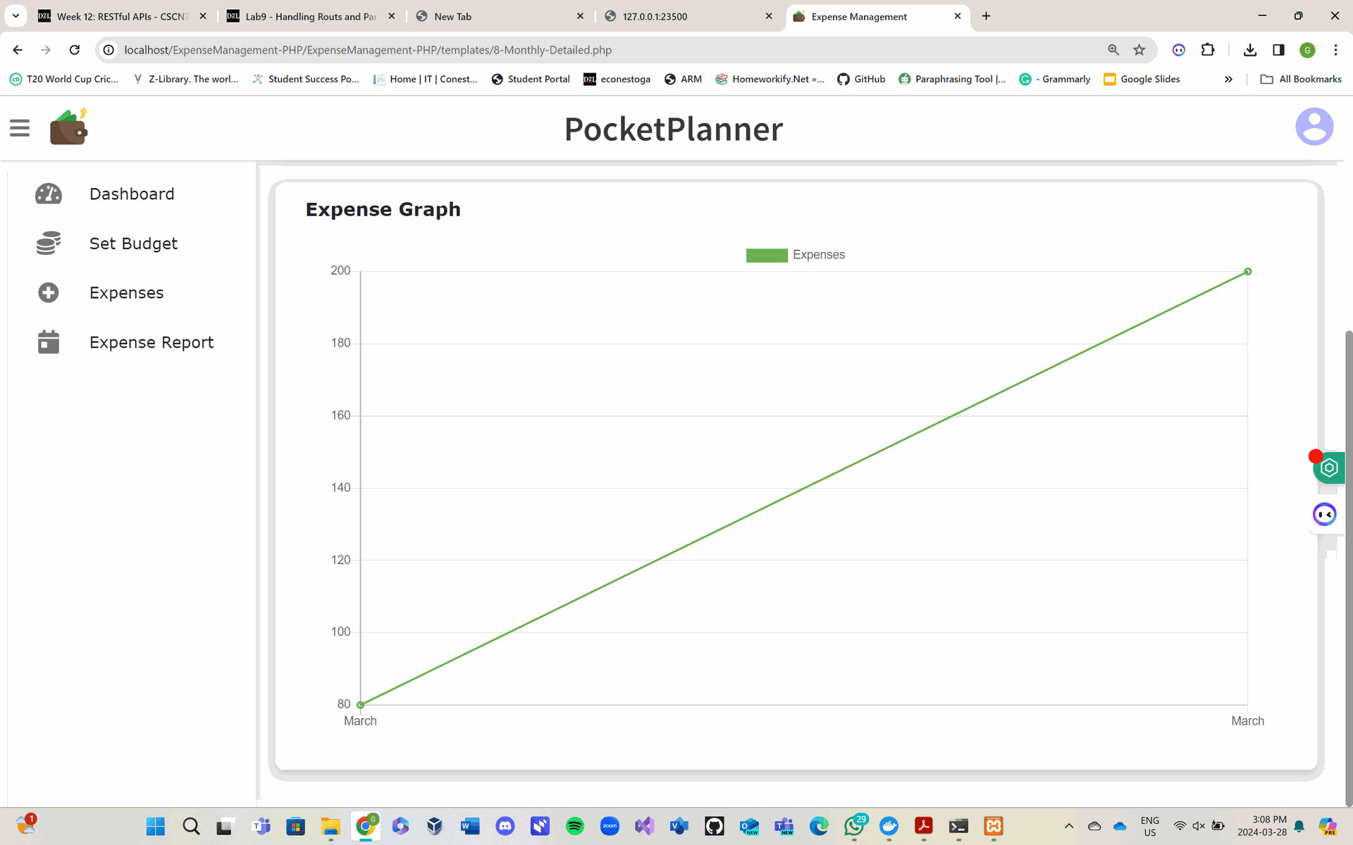 Expense report